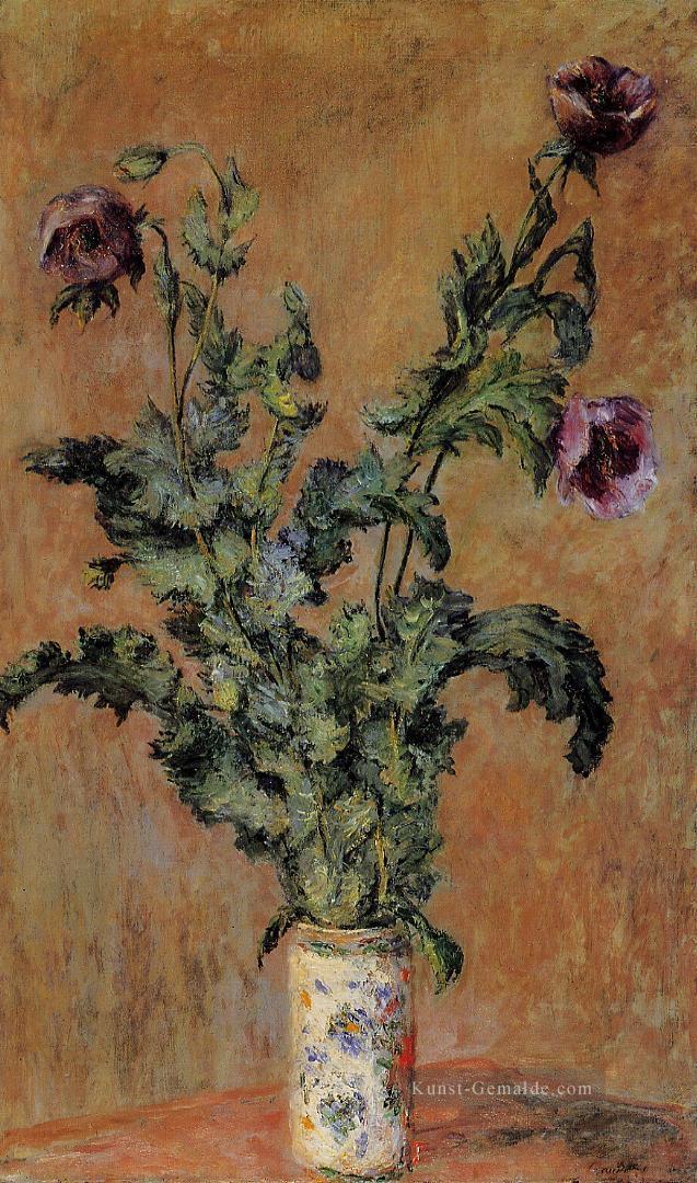 Vase of Poppies Claude Monet impressionistische Blumen Ölgemälde